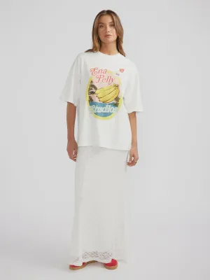 Ena Pelly Banana Tee - Vintage White