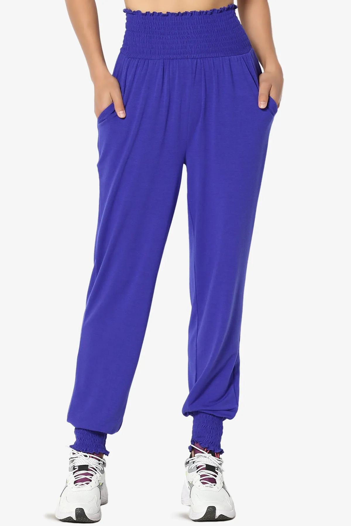 Estella Smocked Waist & Cuff Harem Pants