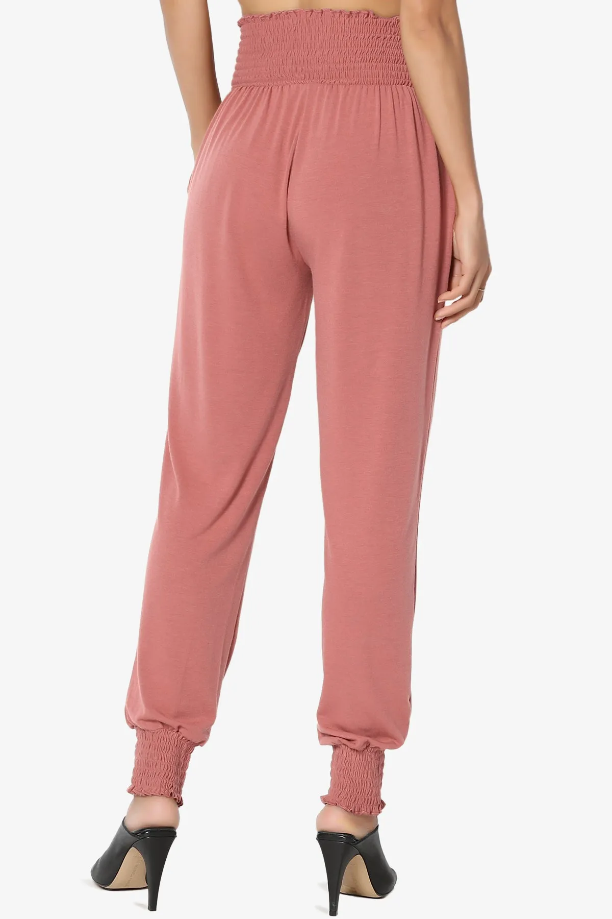 Estella Smocked Waist & Cuff Harem Pants