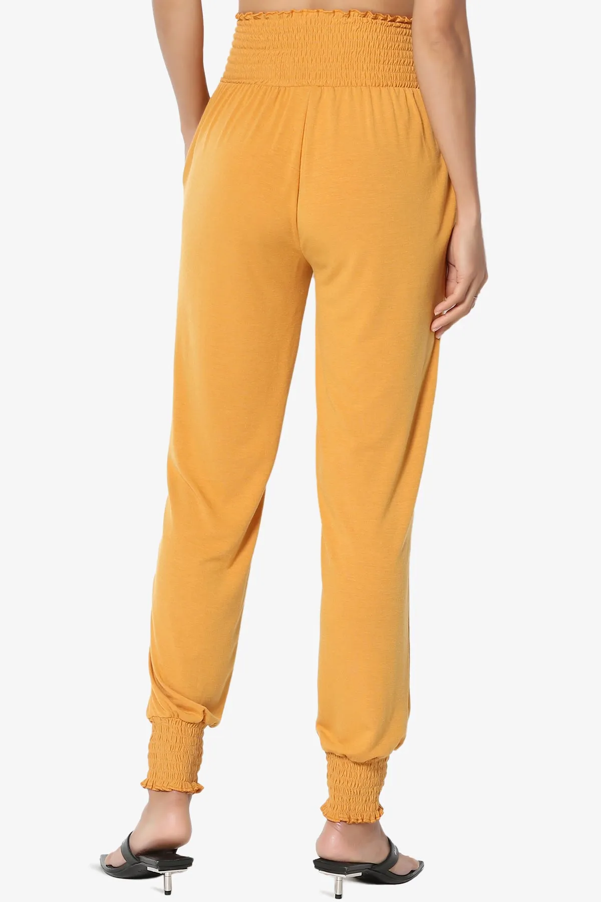 Estella Smocked Waist & Cuff Harem Pants