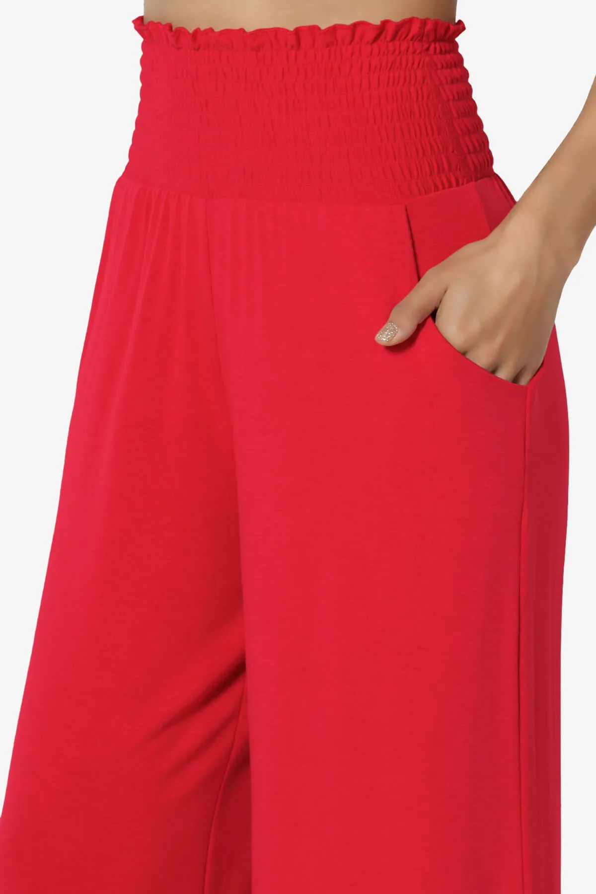 Estella Smocked Waist Lounge Pants 27" Inseam
