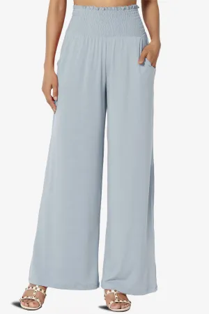 Estella Smocked Waist Lounge Pants 27" Inseam