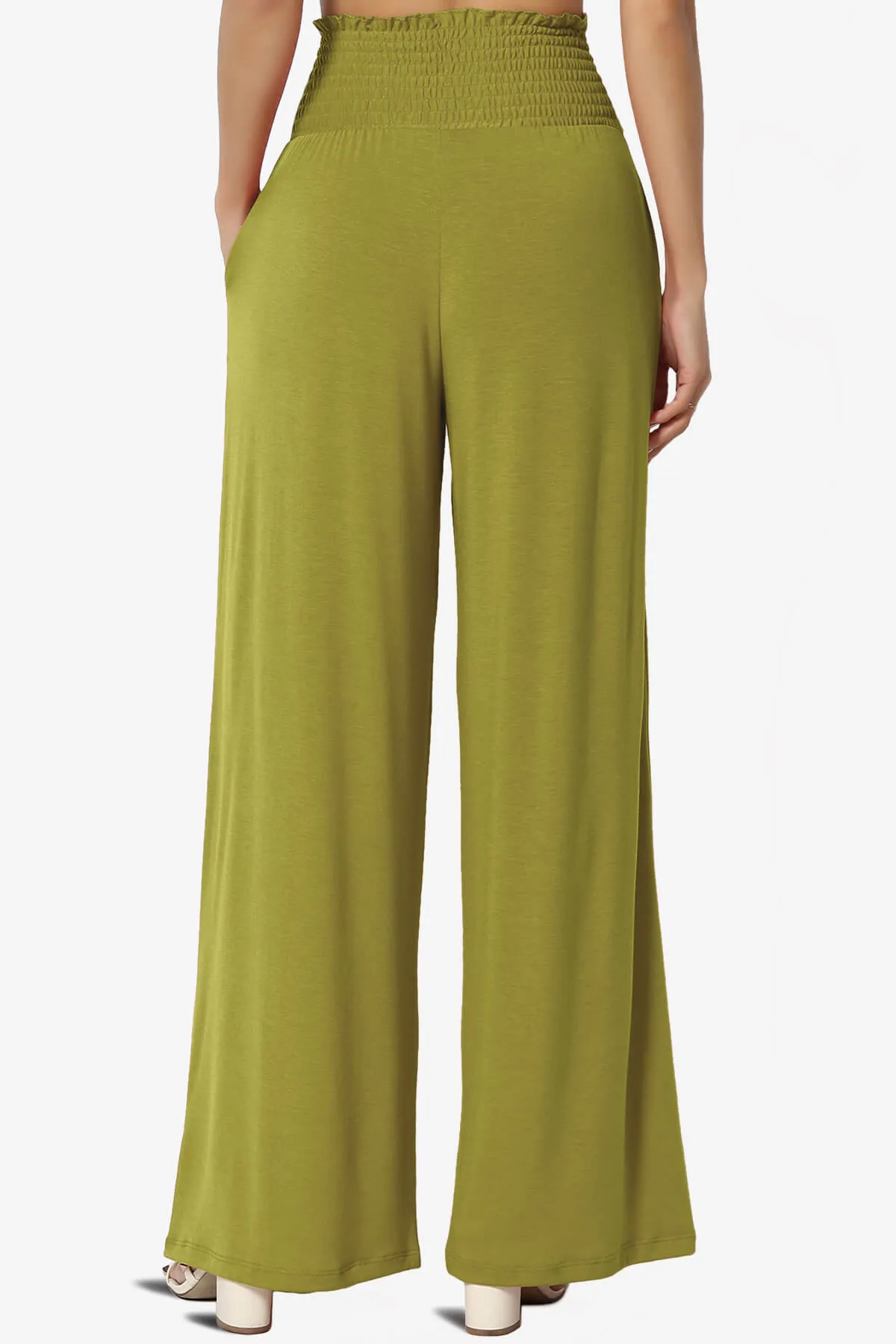 Estella Smocked Waist Lounge Pants PLUS 27" Inseam