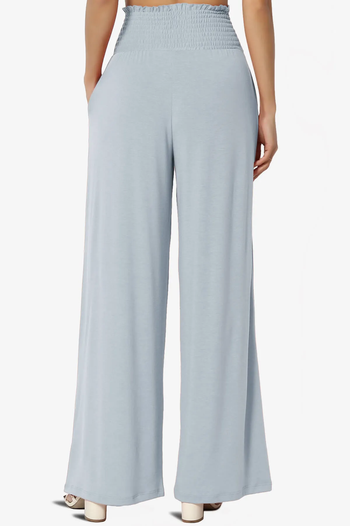 Estella Smocked Waist Lounge Pants PLUS 27" Inseam