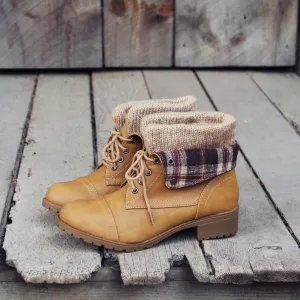 Fall Legend Booties in Sand