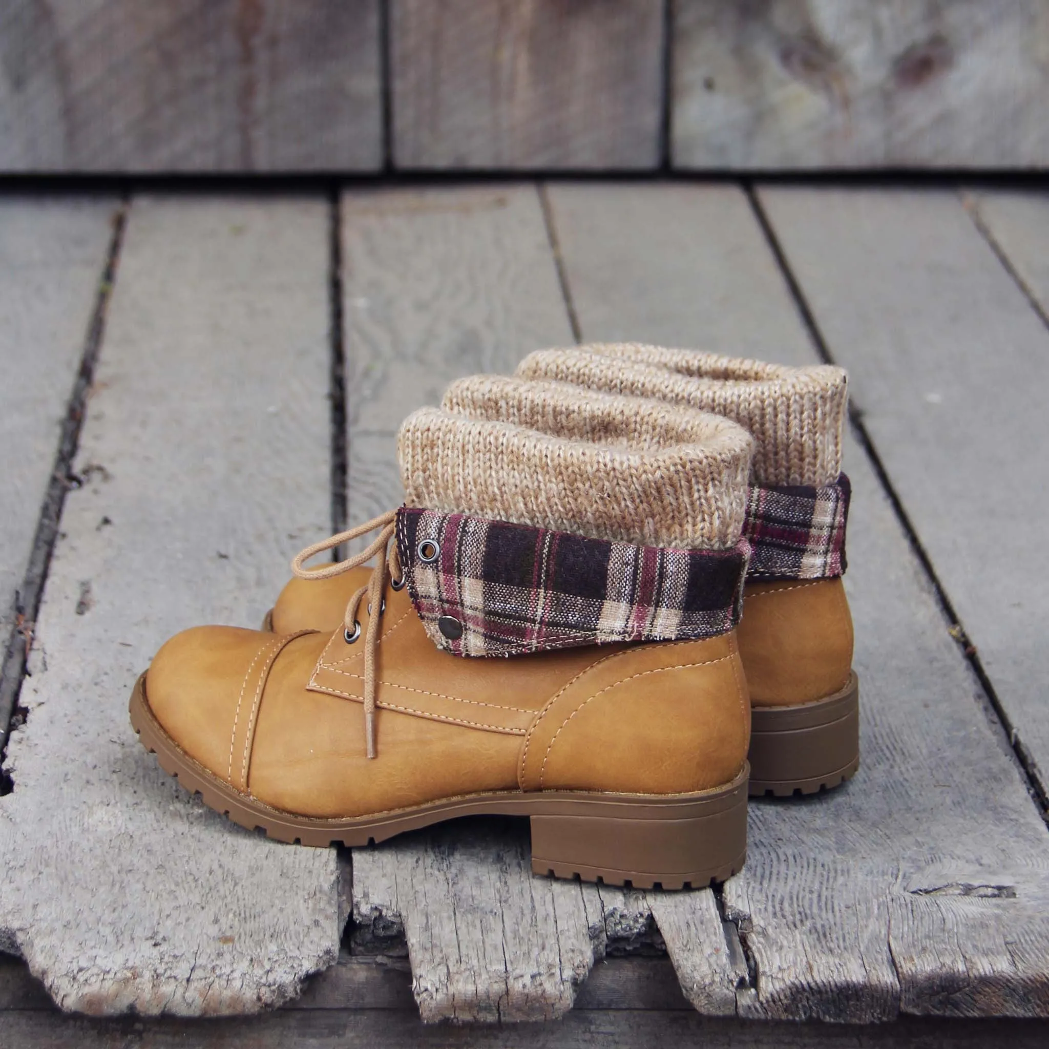 Fall Legend Booties in Sand