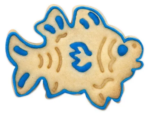 Fish Cookie Cutter Stamper with Ejector