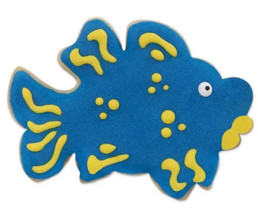 Fish Cookie Cutter Stamper with Ejector