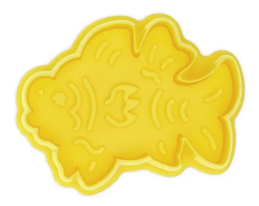 Fish Cookie Cutter Stamper with Ejector
