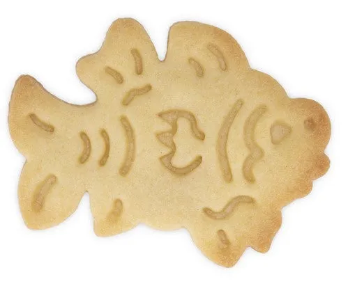 Fish Cookie Cutter Stamper with Ejector