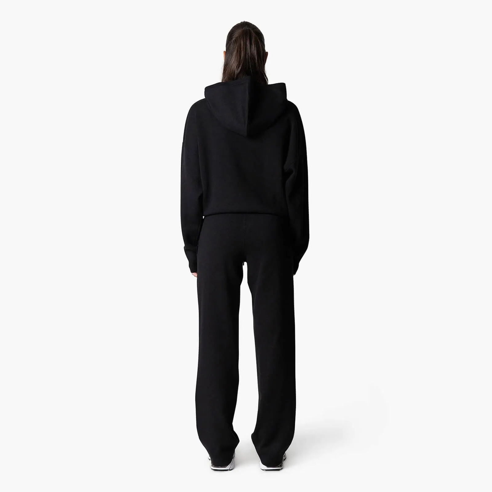 FLO KNITTED PANTS | BLACK/OFF WHITE