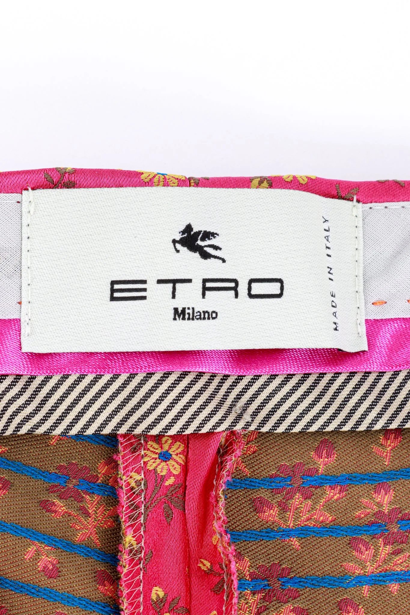 Floral Jacquard Satin Pant
