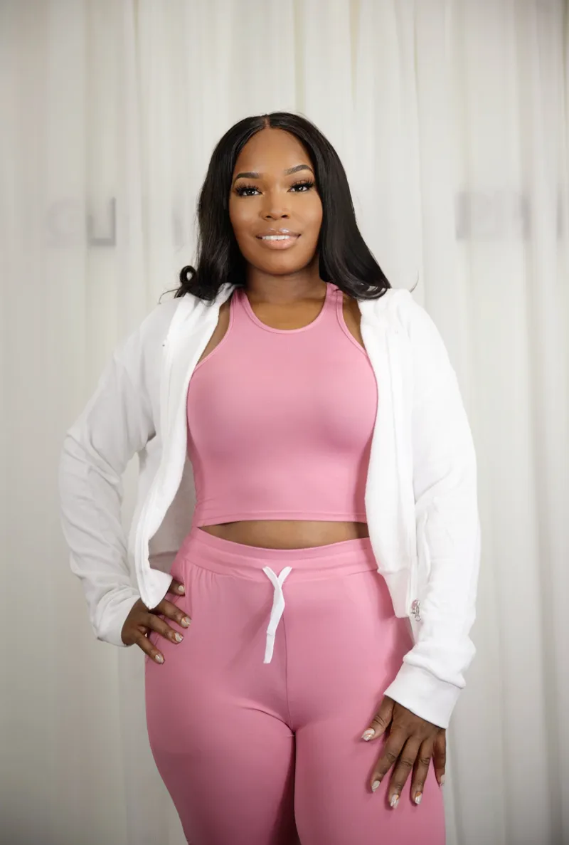 Focus on Me Top and Ruched Pants Set