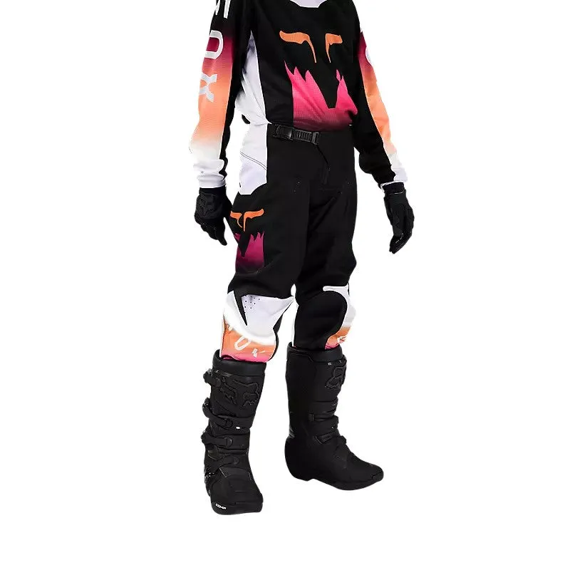 FOX YOUTH GIRLS 180 FLORA PANTS [BLACK/PINK]