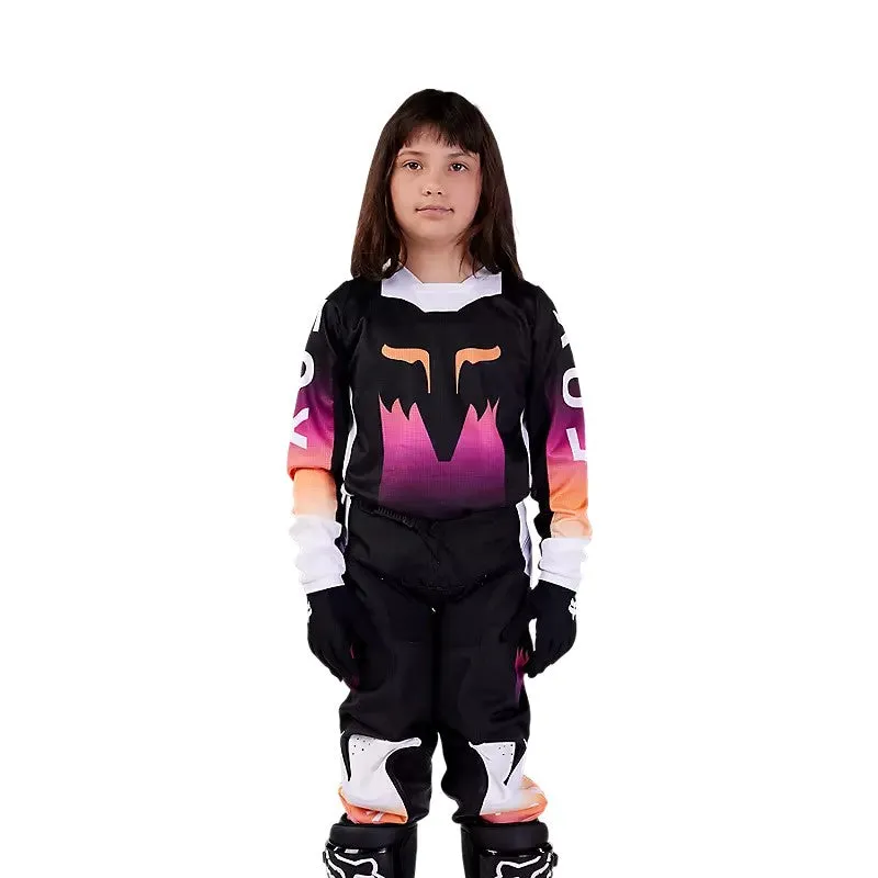 FOX YOUTH GIRLS 180 FLORA PANTS [BLACK/PINK]