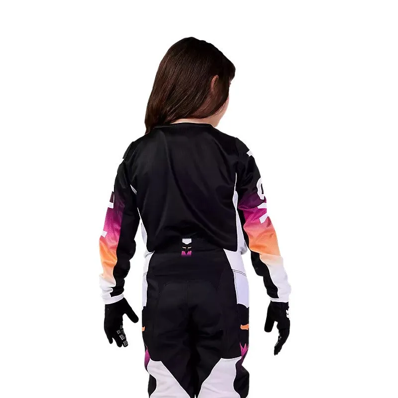 FOX YOUTH GIRLS 180 FLORA PANTS [BLACK/PINK]