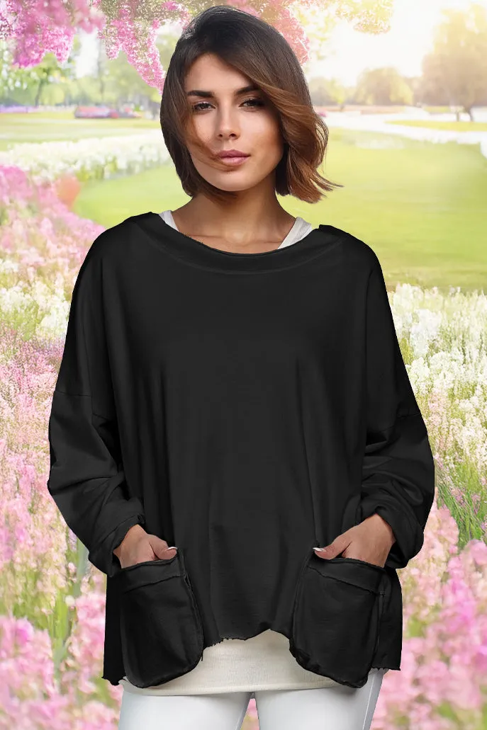 French Terry 2 Pocket Top