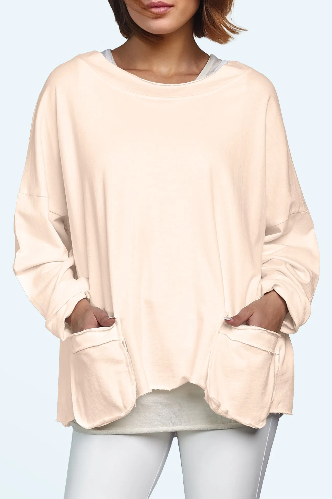 French Terry 2 Pocket Top