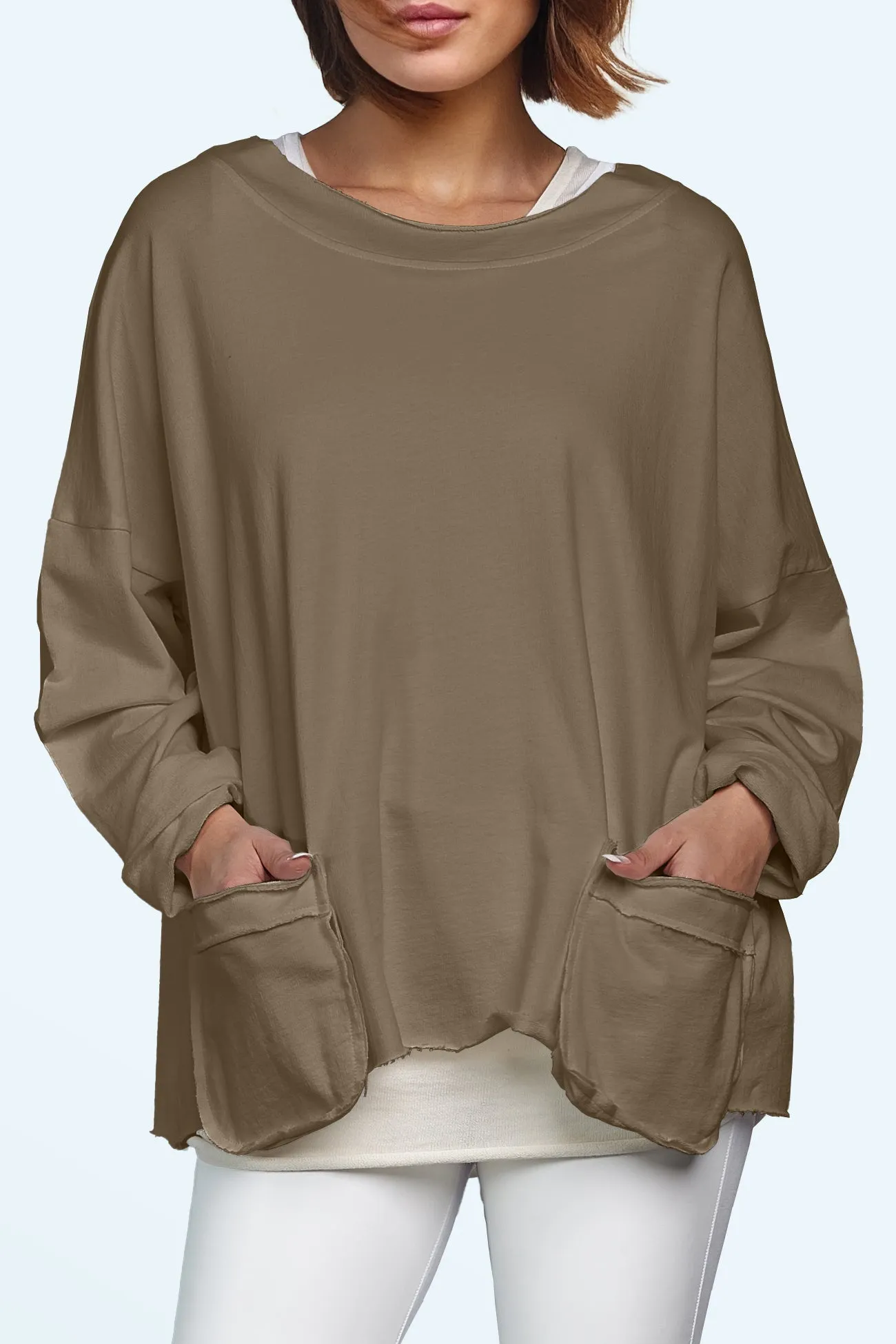 French Terry 2 Pocket Top
