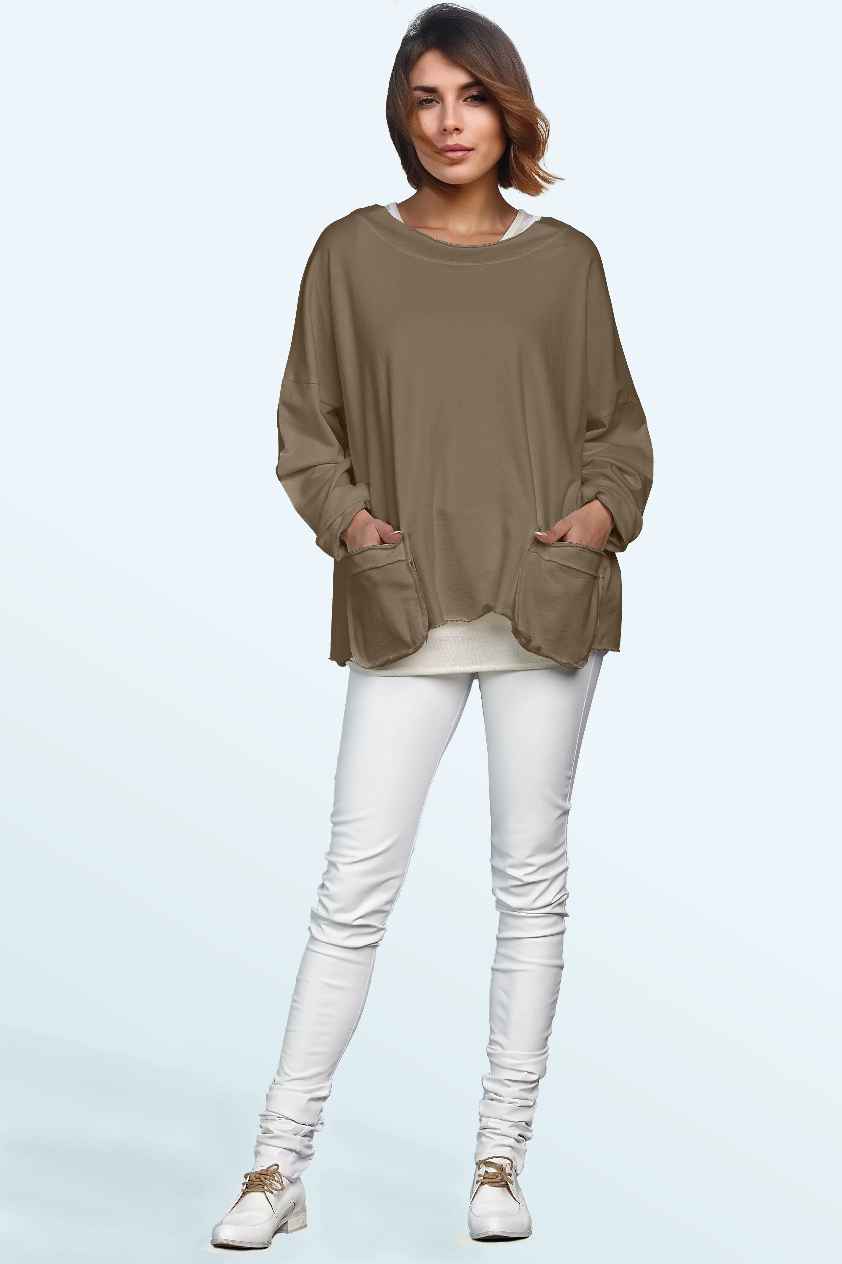 French Terry 2 Pocket Top