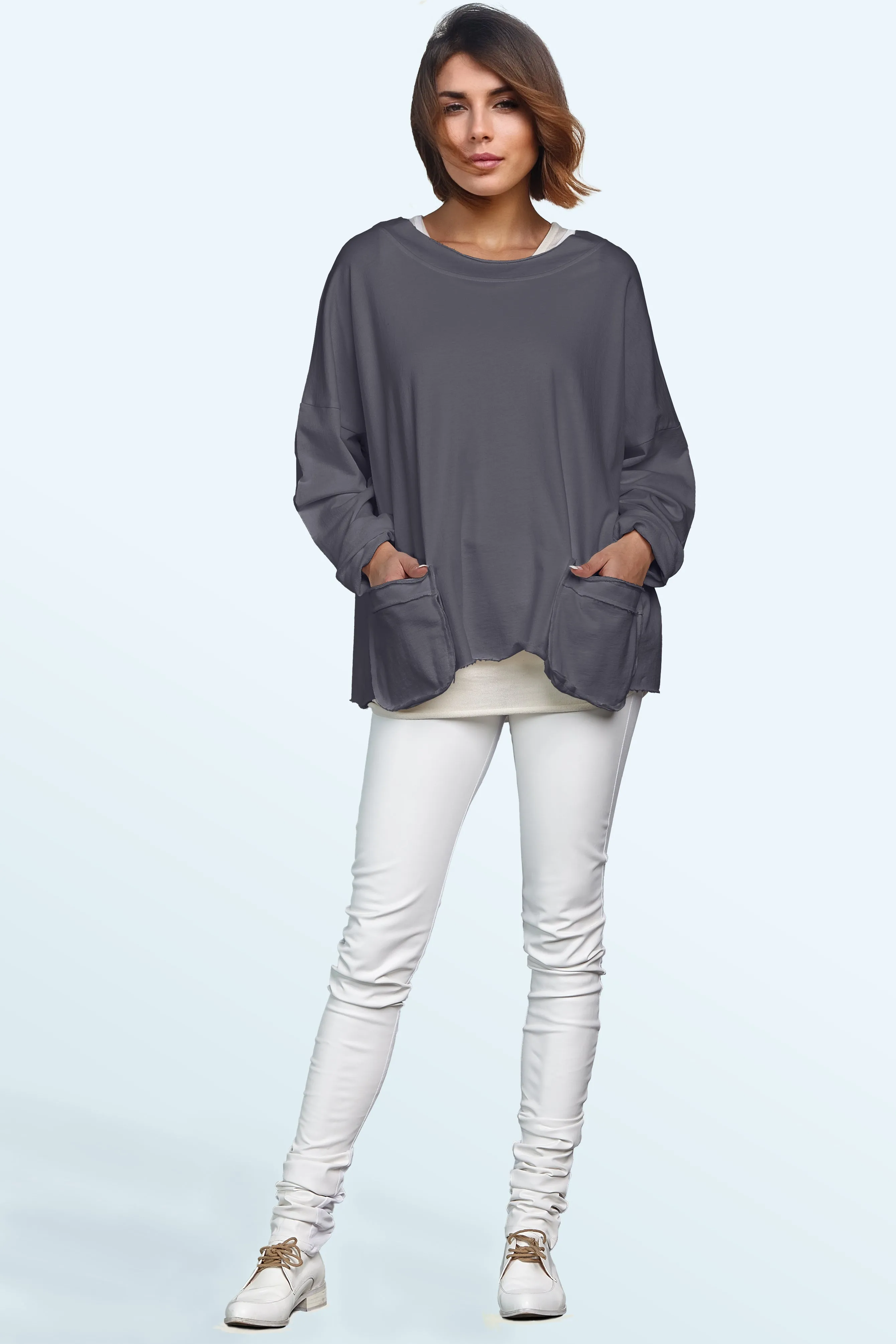 French Terry 2 Pocket Top