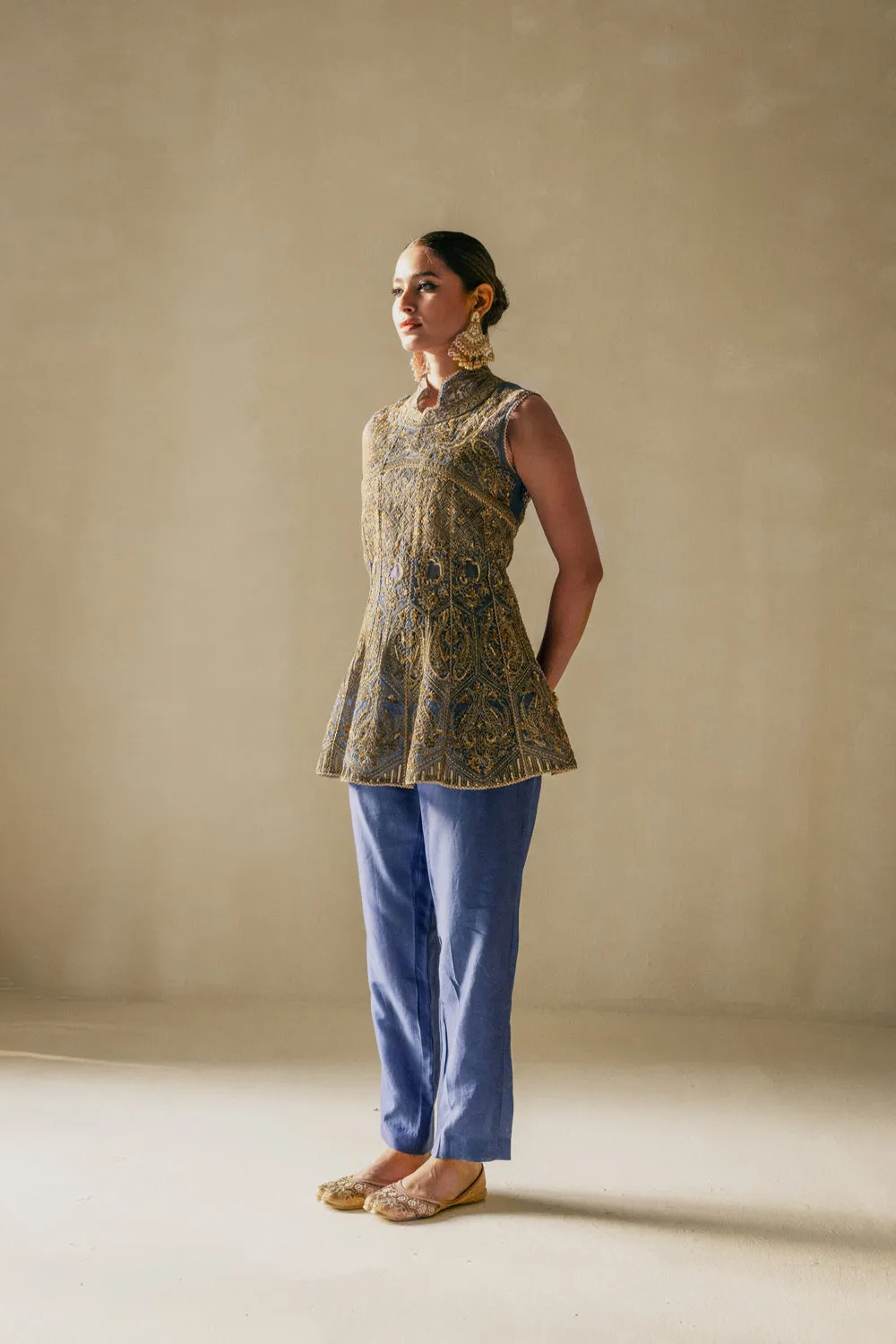 Full Embellished Kalidar Kurta