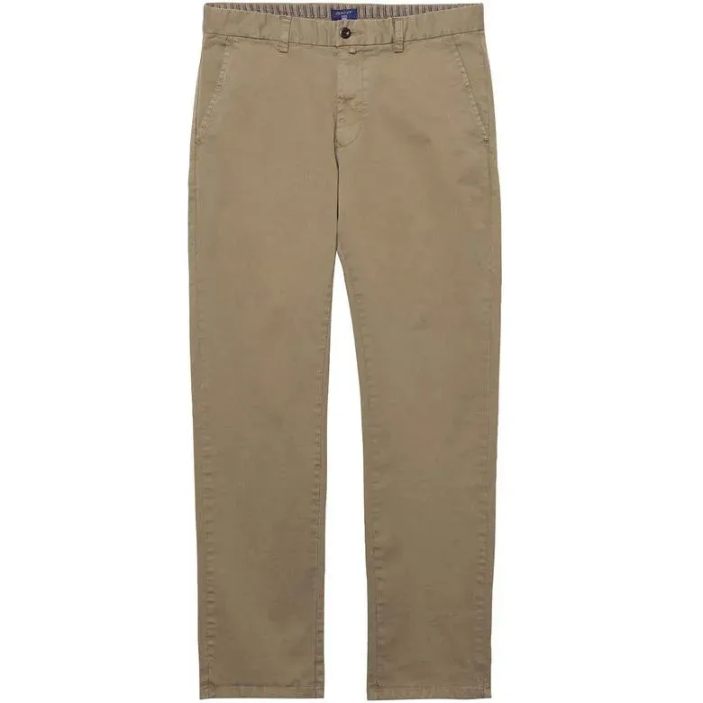 GANT Men's Khaki Beige Regular Comfort Chino Pants Size 30/32 NWT
