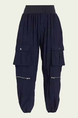 Genevive Cargo Pants in Navy