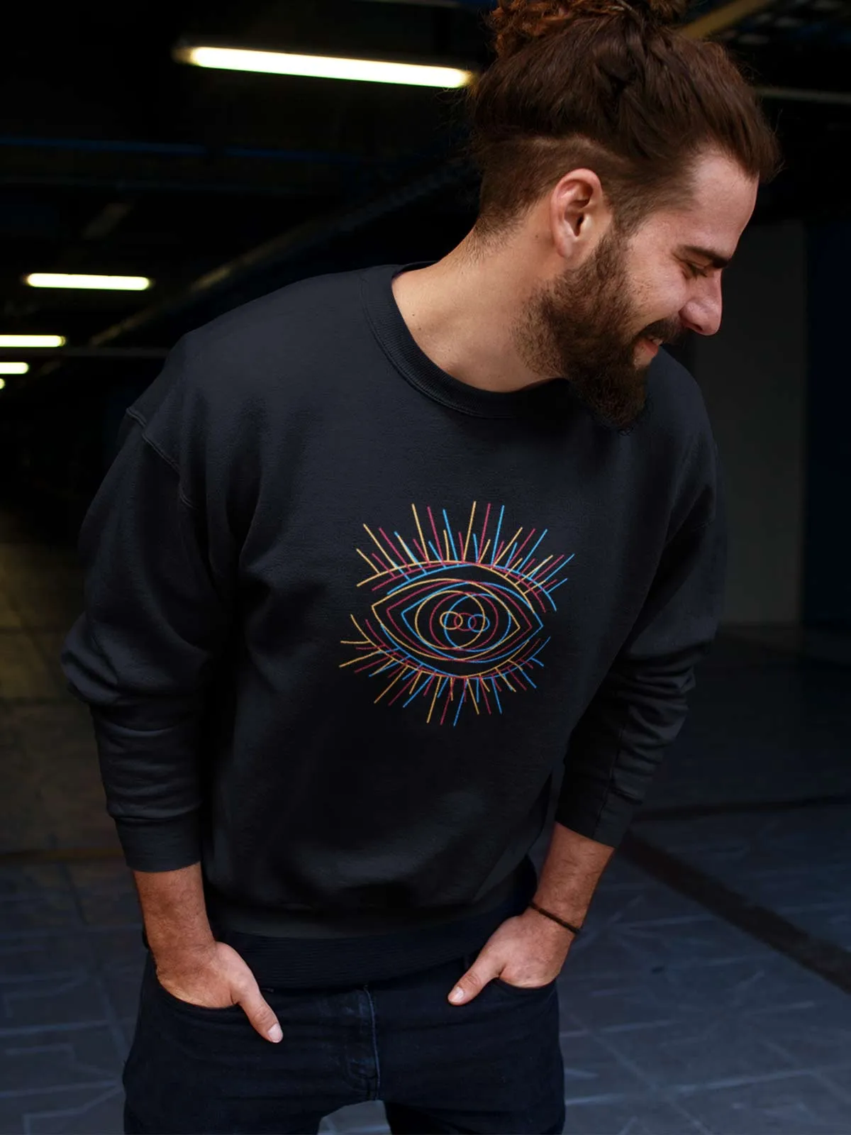 Geometrically Yours | Printed Unisex Sweatshirt