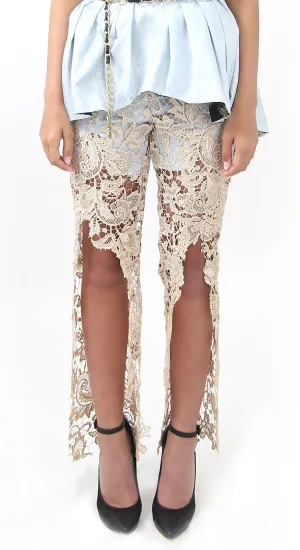 Gold Lace Pants