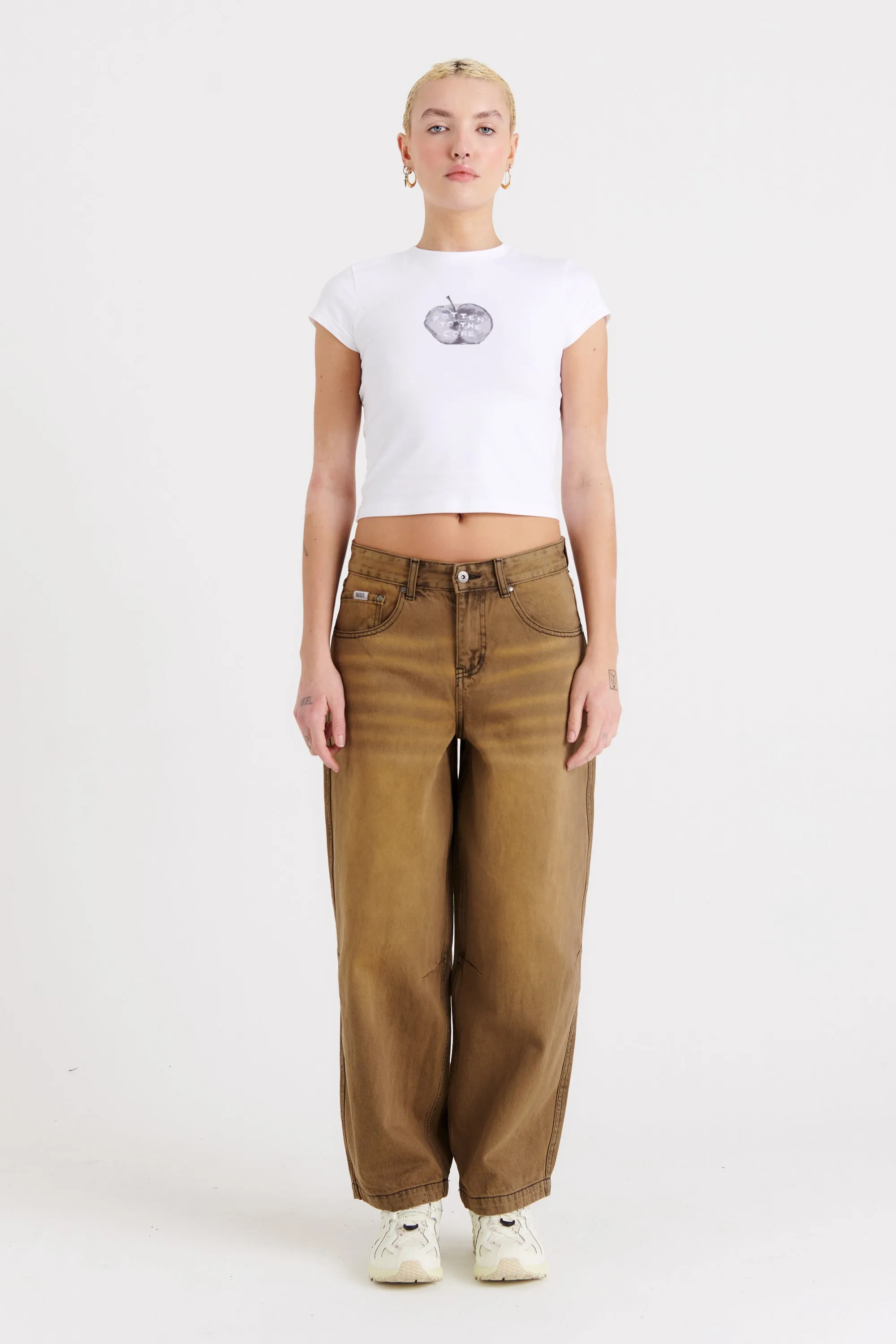 Goliath Jean Brown Wash