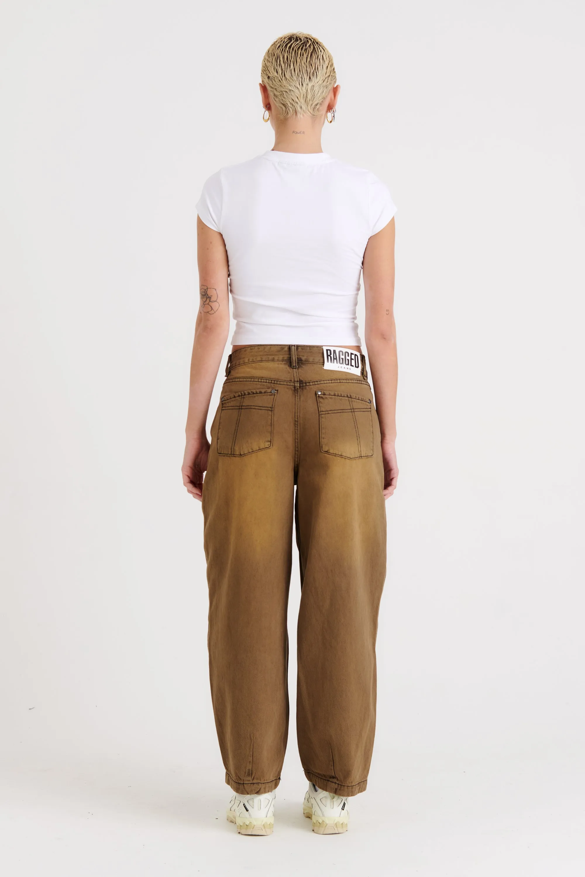 Goliath Jean Brown Wash