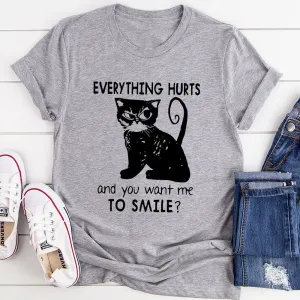 Graphic T-Shirts Everything Hurts T-Shirt