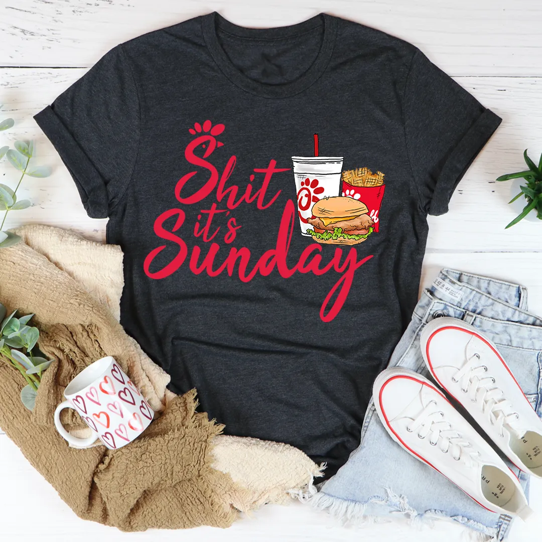 Graphic T-Shirts It's Sunday Chicken Tee