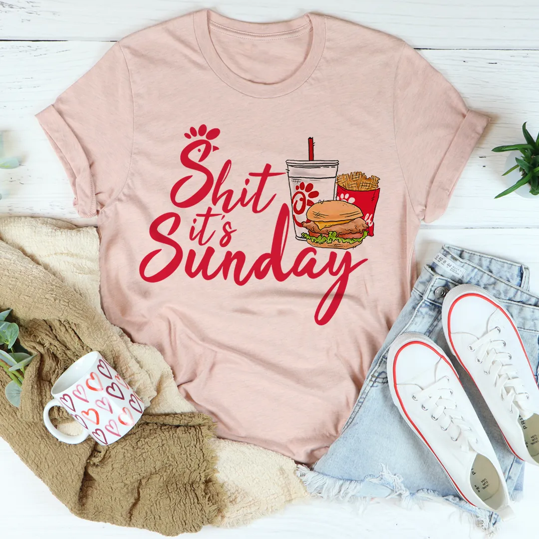 Graphic T-Shirts It's Sunday Chicken Tee