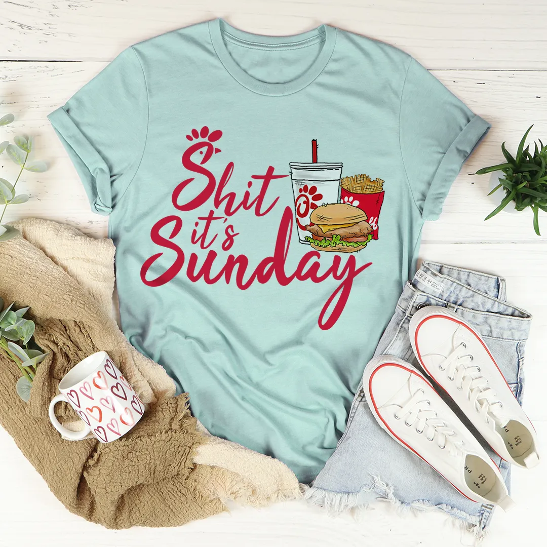Graphic T-Shirts It's Sunday Chicken Tee
