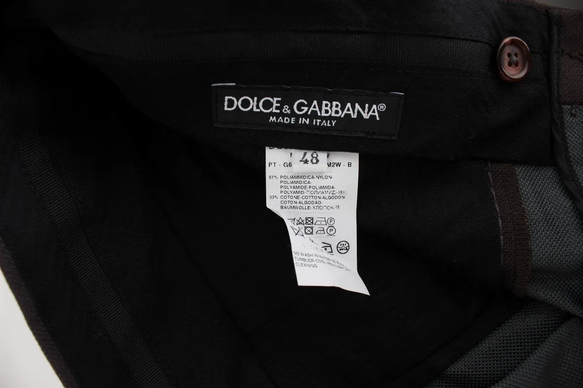 Gray Brown 3/4 Length Pants