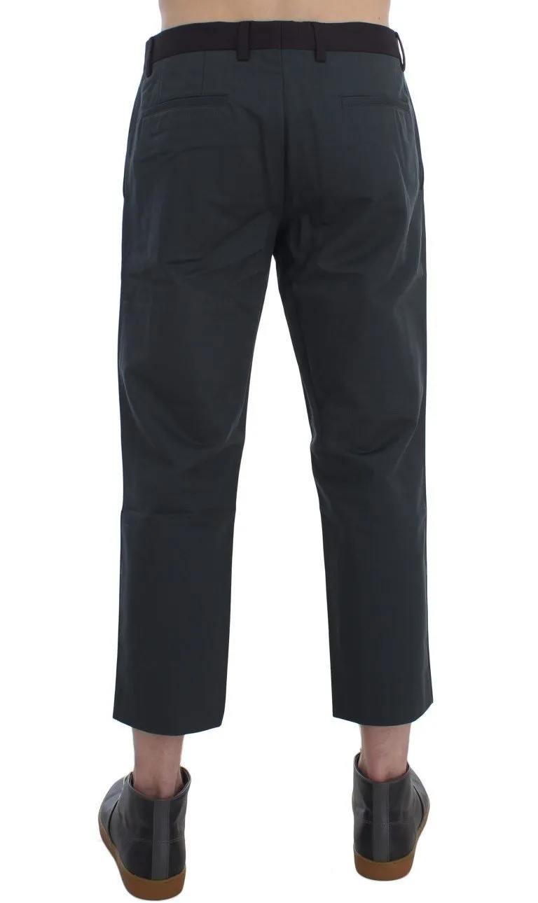 Gray Brown 3/4 Length Pants