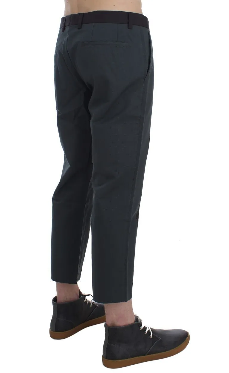 Gray Brown 3/4 Length Pants