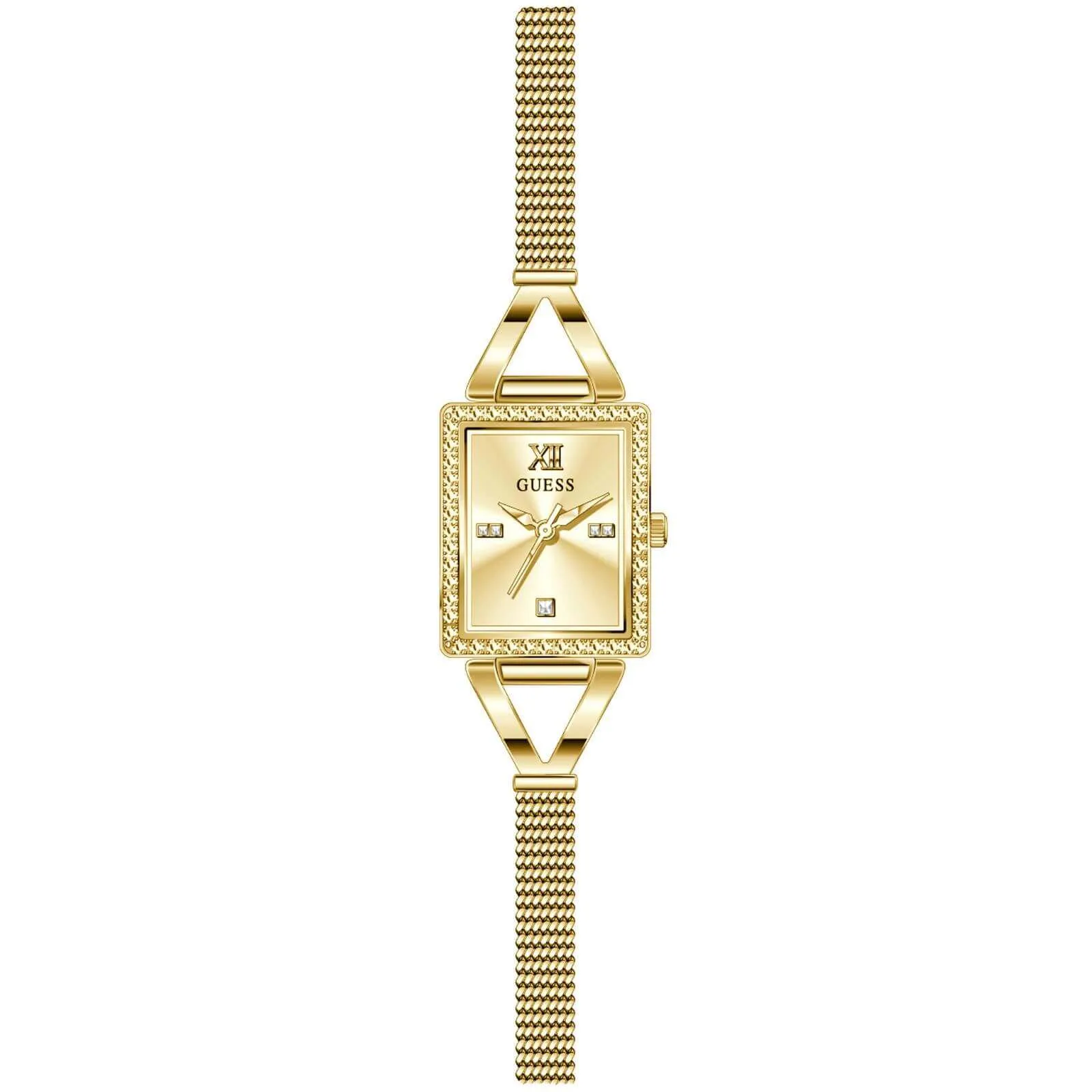 Guess Grace Gold Skinny Mesh Watch