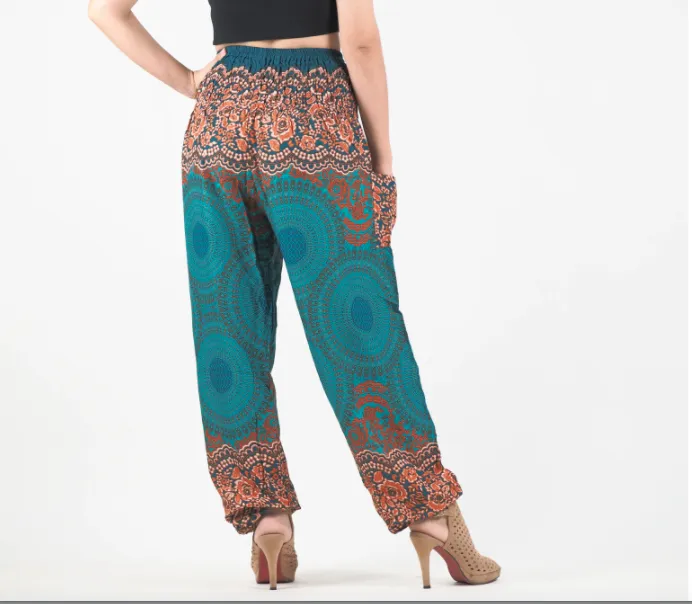 Gypsy Pants - Honeycomb Lace, Sand & Sea