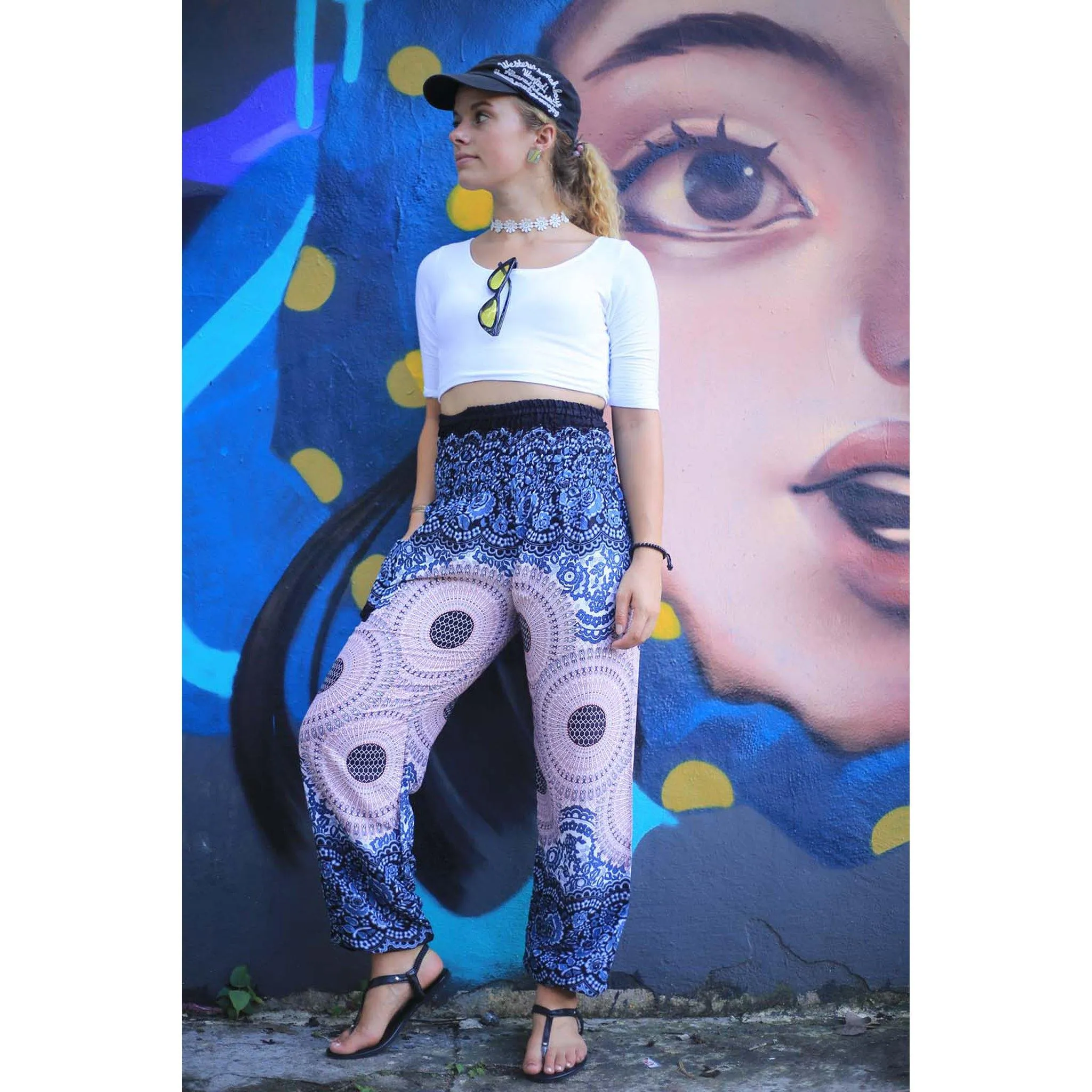 Gypsy Pants - Honeycomb Lace, Twilight