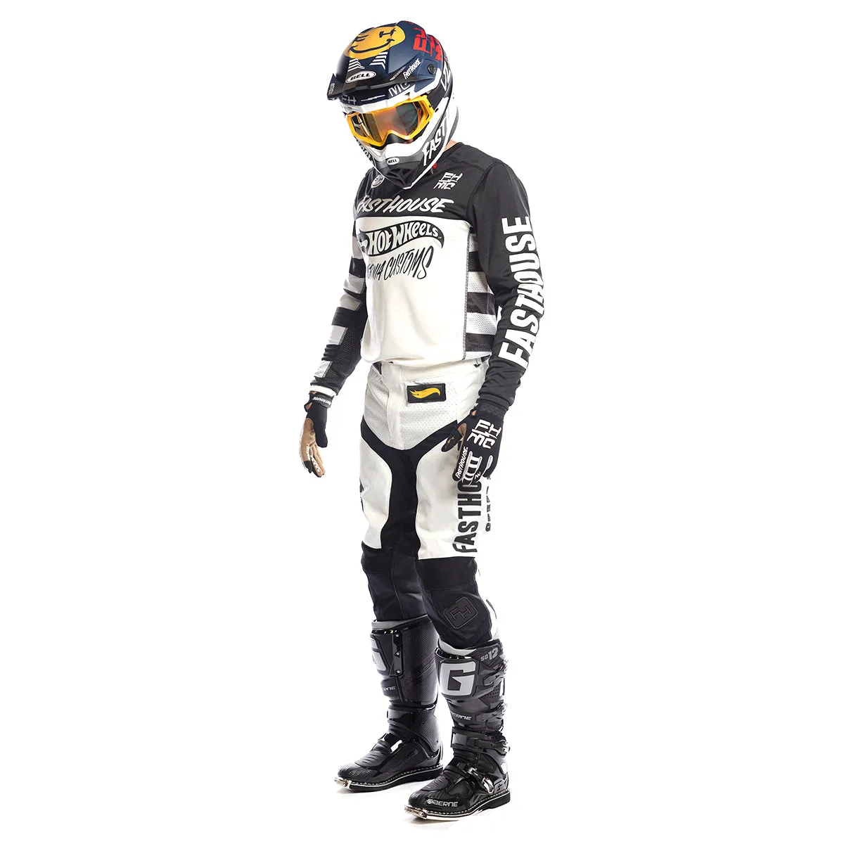 Hot Wheels Grindhouse Pant - White/Black