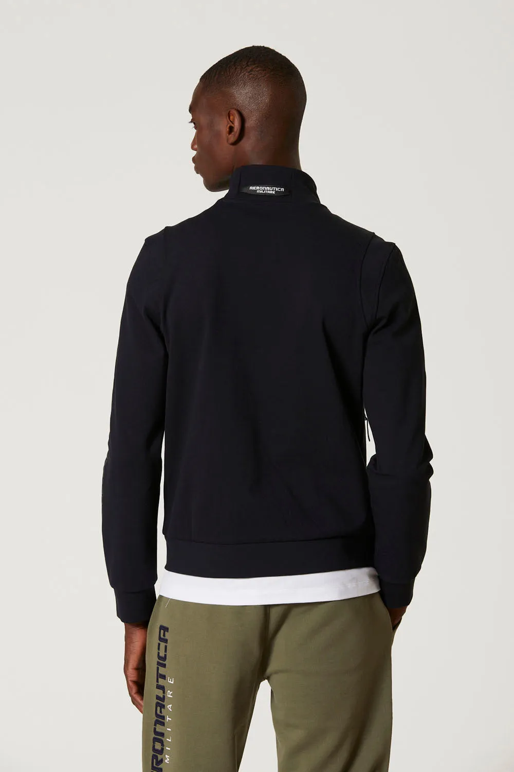 Interlock Sweatshirt With Printed Logo