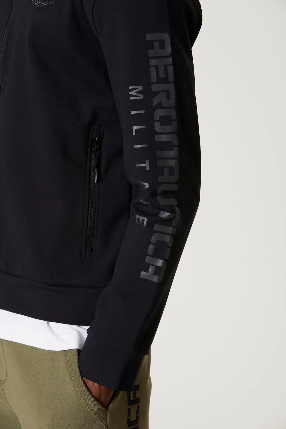 Interlock Sweatshirt With Printed Logo