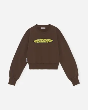 Isoli Artwork Sweatshirt - Chicory Coffee