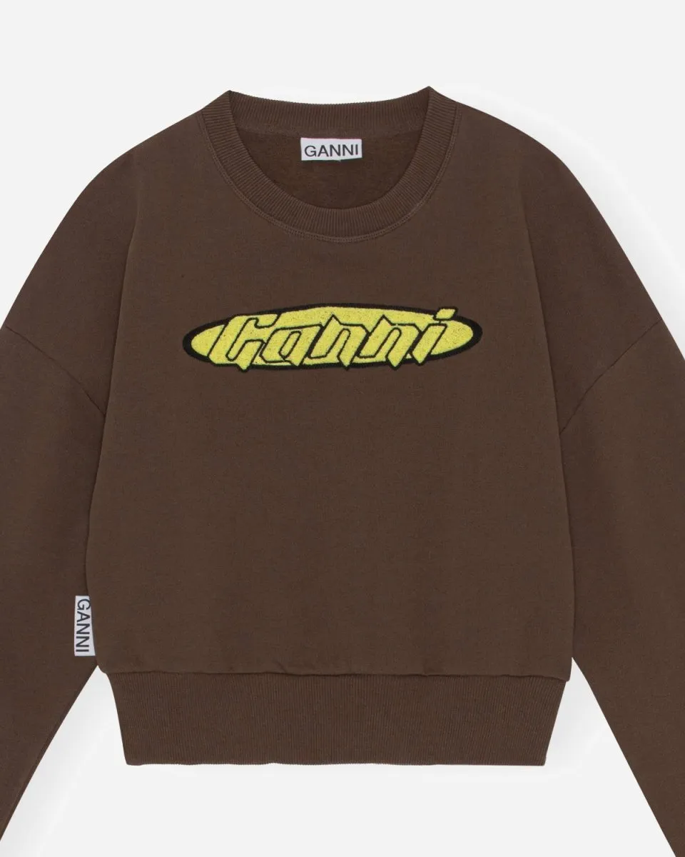 Isoli Artwork Sweatshirt - Chicory Coffee
