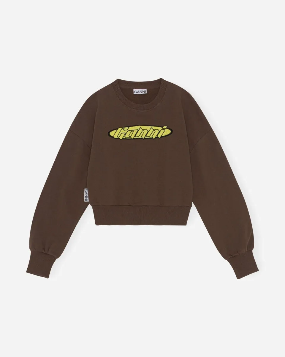 Isoli Artwork Sweatshirt - Chicory Coffee