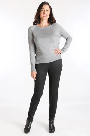 Ivy Jegging - Embossed Faux Suede: FINAL SALE