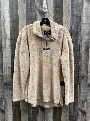 Jacket Fleece By Lauren Jeans Co In Brown, Size: M